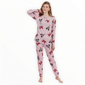 Pijama algodón felpado mickey